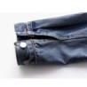 Jaqueta jeans curta vintage - com diamantes / furos