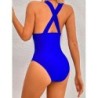 Sexy one piece swimsuit - with push up - net decorationBeachwear