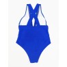 Sexy one piece swimsuit - with push up - net decorationBeachwear