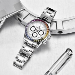 PAGANI - fashionable sports quartz watch - waterproof - stainless steelWatches
