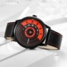 SINOBI - relógio de quartzo criativo e elegante - pulseira de couro