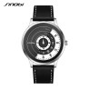 SINOBI - relógio de quartzo criativo e elegante - pulseira de couro