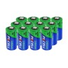 PKCELL - CR123A Li-MnO2 lithium battery - 1500mAh - 3V - 12 piecesBattery