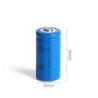 Bateria de iões de lítio 16340 - recarregável - com carregador - 1300mAh - 3,7V