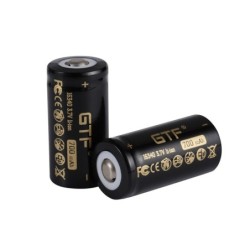 Bateria Li-on 16340 - recarregável - 700mAh - 3,7V