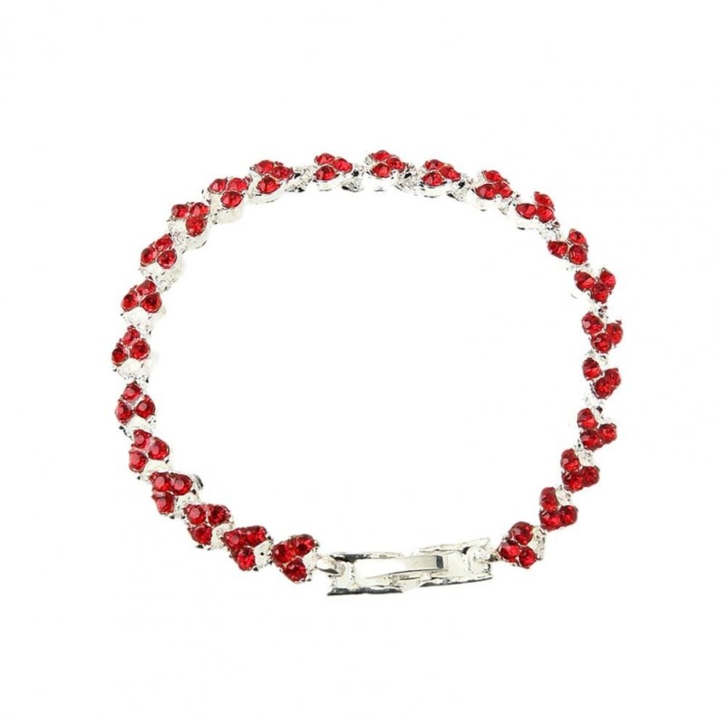 Pulseira de cristal de luxo
