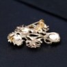 Broche dourado elegante - com girassóis coloridos