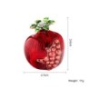 Elegant brooch with red pomegranateBrooches