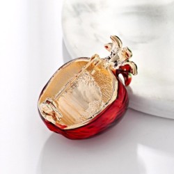 Elegant brooch with red pomegranateBrooches