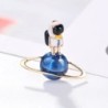 Stylish brooch with astronaut / globeBrooches
