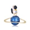 Stylish brooch with astronaut / globeBrooches
