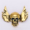 Broche estilo punk - caveira / asas