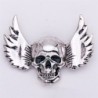 Broche estilo punk - caveira / asas