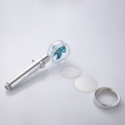 Chuveiro moderno - economia de água - 360 girando - com um pequeno ventilador - filtro
