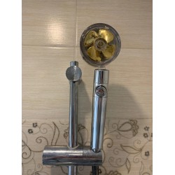 Chuveiro moderno - economia de água - 360 girando - com um pequeno ventilador - filtro