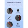 Ausdom M09 - wireless headphones - headset with microphone - foldable - Bluetooth - support TF cardEar- & Headphones