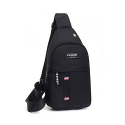 Bolsa multifuncional elegante - para cintura / ombro - com orifício para fones de ouvido