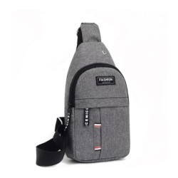 Bolsa multifuncional elegante - para cintura / ombro - com orifício para fones de ouvido