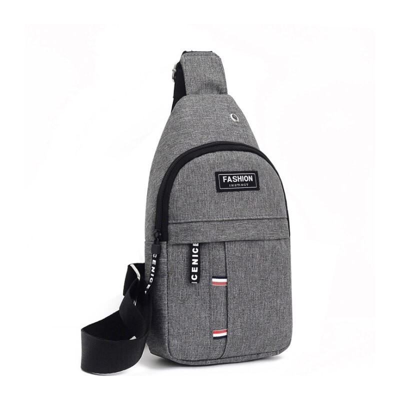 Bolsa multifuncional elegante - para cintura / ombro - com orifício para fones de ouvido
