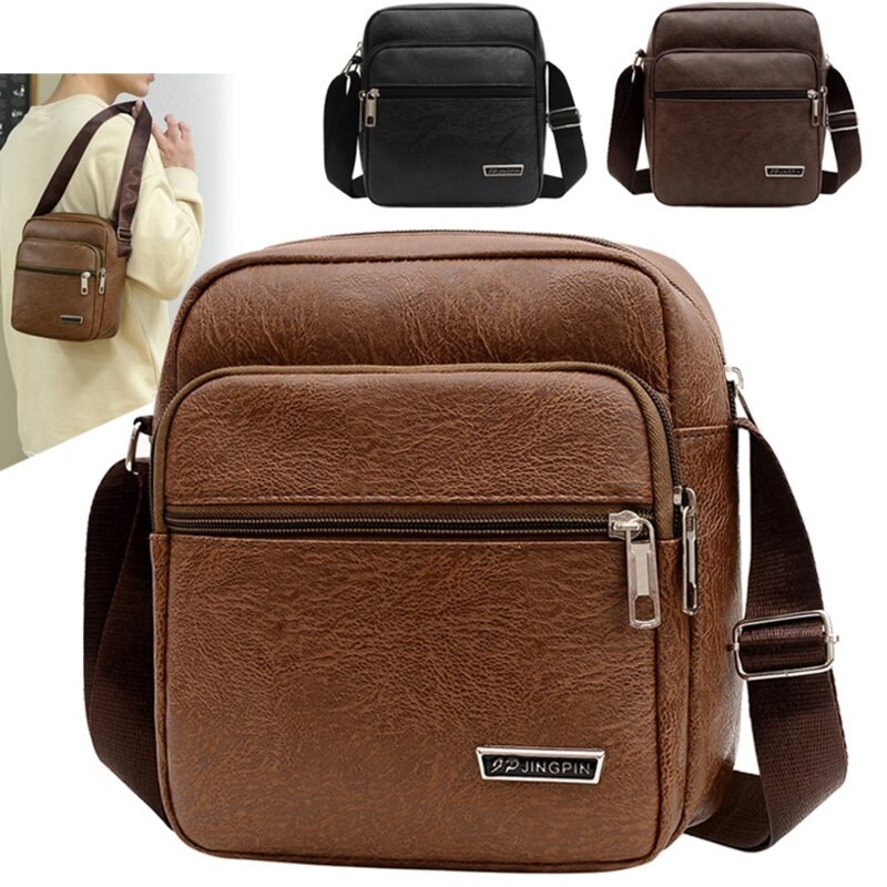 Bolsa de ombro pequena na moda - couro - à prova d'água