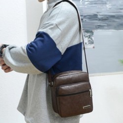 Bolsa de ombro pequena na moda - couro - à prova d'água