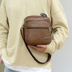 Bolsa de ombro pequena na moda - couro - à prova d'água
