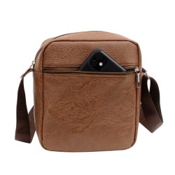Bolsa de ombro pequena na moda - couro - à prova d'água