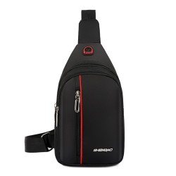 Stylish shoulder / chest bag - small backpack - with earphones jack holeBags