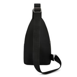Bolsa de ombro / peito elegante - mochila pequena - com orifício para fones de ouvido