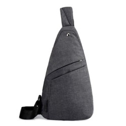 Bolsa de peito / ombro na moda - mochila pequena - anti-roubo - unissex