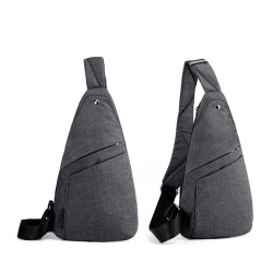 Bolsa de peito / ombro na moda - mochila pequena - anti-roubo - unissex
