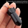 Pills storage box - waterproof container - with key ring - aluminum alloyKeyrings