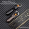 Pills storage box - waterproof container - with key ring - aluminum alloyKeyrings