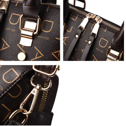 Luxurious handbag - with shoulder strap - leatherHandbags