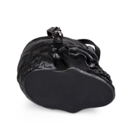 Bolsa de ombro na moda - em forma de cabeça de esqueleto