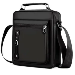 Elegant small briefcase - shoulder bag - waterproof nylonBags