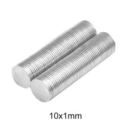 N35 - ímã de neodímio - disco redondo - 10mm * 1mm - 50 - 1000 peças