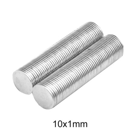 N35 - ímã de neodímio - disco redondo - 10mm * 1mm - 50 - 1000 peças