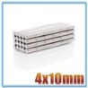 N35 - ímã de neodímio - cilindro forte - 4mm * 10mm - 20 - 500 peças