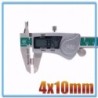N35 - ímã de neodímio - cilindro forte - 4mm * 10mm - 20 - 500 peças