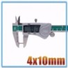 N35 - ímã de neodímio - cilindro forte - 4mm * 10mm - 20 - 500 peças