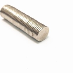 N42 - ímã de neodímio - disco redondo forte - 10 mm x 1 mm - 10 - 500 peças