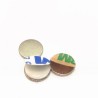 N42 - ímã de neodímio - disco redondo forte - com adesivo 3M - 10mm x 1mm - 10 - 100 peças