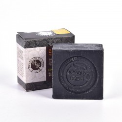 Natural - orgânico - sabonete de ervas - óleo de bambu preto - clareamento - tratamento de acne