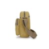 Bolsa de ombro de lona elegante - com zíperes