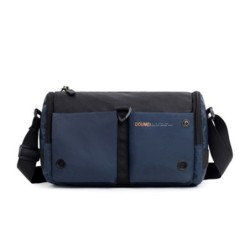 Bolsa de ombro de nylon clássica - retangular - à prova d'água