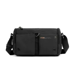 Bolsa de ombro de nylon clássica - retangular - à prova d'água