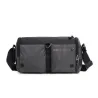 Bolsa de ombro de nylon clássica - retangular - à prova d'água