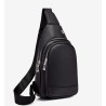Fashionable shoulder bag - small backpack - with earphones hole - leatherBags