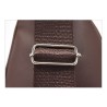 Bolsa de ombro elegante - mochila pequena - com orifício para fones de ouvido - couro